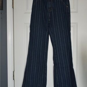 Rock & Roll Cowgirl Dark Blue Flare Jeans